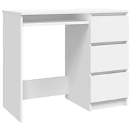 Biurka - Białe biurko z szufladami Kazo 4X - miniaturka - grafika 1