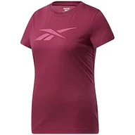 Koszulki i topy damskie - Reebok Damska koszulka graficzna Vector, Punber, XL, Punber, XL - miniaturka - grafika 1