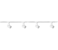Lampy sufitowe - Oświetlenie punktowe do systemu szynowego LYNX 4xGU10/10W/230V biały - miniaturka - grafika 1