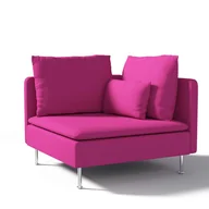 Pokrowce na meble - Dekoria pl pl Pokrowiec na sekcję narożną Söderhamn amarant 99 x 99 x 83 cm Etna 1008-705-23 - miniaturka - grafika 1