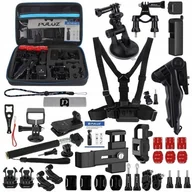 Kamery cyfrowe - akcesoria - 2 x Puluz Zestaw 43 Akcesoriów Do Kamey Sportowej Dji Osmo Pocket Różne Uch - miniaturka - grafika 1
