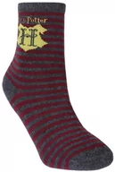 Skarpetki dla dzieci - Szaro-bordowe skarpetki Harry Potter - miniaturka - grafika 1
