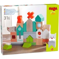 Klocki - Klocki drewniane HABA Pies i kot 306086 - miniaturka - grafika 1