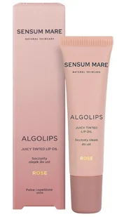 Sensum Mare Algolips Soczysty olejek do ust, Rose - Błyszczyki do ust - miniaturka - grafika 1