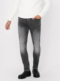 Only & Sons Jeansy Loom 22017103 Szary Slim Fit - Spodnie męskie - miniaturka - grafika 1