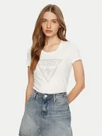 Koszulki i topy damskie - Guess T-Shirt W5RI11 J1314 Biały Regular Fit - miniaturka - grafika 1
