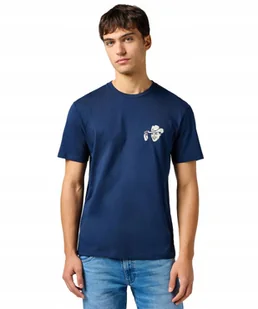 T-shirt Wrangler SMALL GRAPHIC TEE 112362812 Navy XL - Koszulki męskie - miniaturka - grafika 1