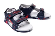 Buty dla dziewczynek - WOJTYŁKO 5S40621 granat, sandały dziecięce, rozmiary: 32-35 - Wojtyłko - miniaturka - grafika 1