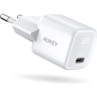 Ładowarki do telefonów - Aukey Szybka ładowarka sieciowa mała Pd 3.0 - miniaturka - grafika 1