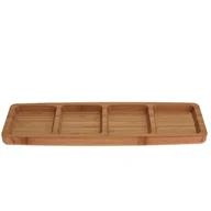 Tace i patery - Taca talerz do serwowania bambusowy 33x10 cm 140427 - miniaturka - grafika 1