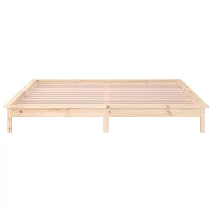 Lumarko Rama łóżka z LED, 140x190 cm, lite drewno - Łóżka - miniaturka - grafika 8