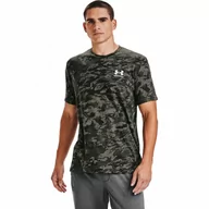 Koszulki sportowe męskie - Męski t-shirt z nadrukiem UNDER ARMOUR UA ABC CAMO SS - moro - miniaturka - grafika 1