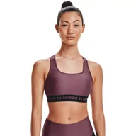 Bielizna sportowa damska - Biustonosz sportowy Under Armour Crossback Mid Bra - miniaturka - grafika 1