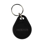 Akcesoria do domofonów i wideodomofonów - SCOT Brelok BS-02BK RFID 125KHz (czarny z numerem) - miniaturka - grafika 1