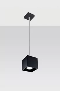 Sollux Lighting Lampa wisząca QUAD 1 czarny - Lampy sufitowe - miniaturka - grafika 1