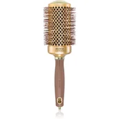 Szczotki i grzebienie do włosów - Olivia Garden Expert Blowout Shine Gold & Brown 55mm szczotka do włosów - miniaturka - grafika 1