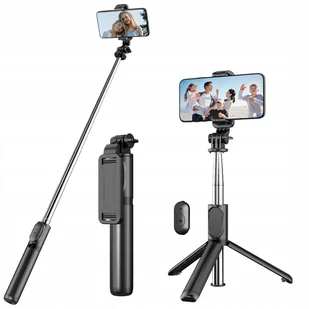 KIJEK DO SELFIE SELFIESTICK MINI STATYW TRIPOD PILOT KZOMKZOO Q01 CZARNY - Selfie stick - miniaturka - grafika 1