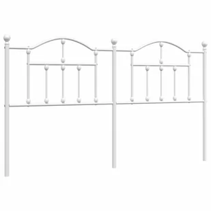 Metalowe wezgłowie, białe, 180 cm Lumarko! - Inne meble do sypialni - miniaturka - grafika 3