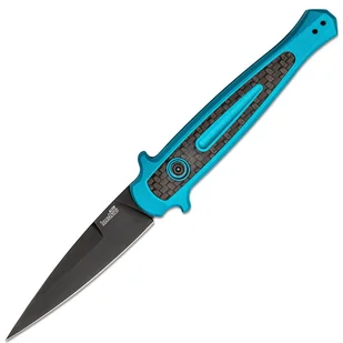 Kershaw AUTO LAUNCH 8 STILETTO - ALUM TEAL/BLK K-7150TEALBLK - Scyzoryki - miniaturka - grafika 1