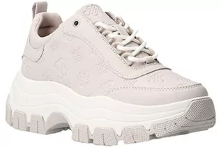 Sneakersy damskie - Guess Bria Sneakersy damskie, białe, rozmiar 41, biały, 41 EU - grafika 1