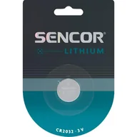 Baterie i akcesoria - Bateria litowa, CR2032, CR2032, 3V, Sencor, blistr, 1-pack - miniaturka - grafika 1