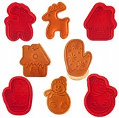 Formy do ciast - Foremki wykrawacze ciastka pierniki renifer bałwan święta ozdoby świąteczne - miniaturka - grafika 1