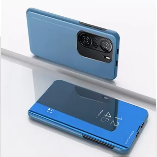 Clear View Case futerał etui z klapką Xiaomi Redmi K40 Pro+ / K40 Pro / K40 / Poco F3 niebieski - Etui i futerały do telefonów - miniaturka - grafika 2