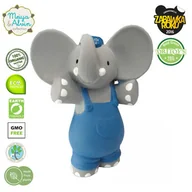 Gryzaki dla dzieci - Meiya & Alvin Meiya & Alvin, organiczny gryzak dźwiękowy Słoń - miniaturka - grafika 1