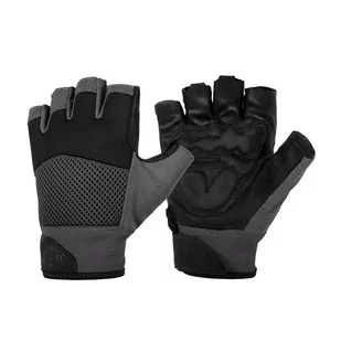 Helikon - Rękawice taktyczne Half Finger Mk2 - Black / Shadow Grey - RK-HF2-NE-0135B - Odzież taktyczna i umundurowanie - miniaturka - grafika 1