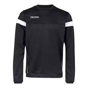 Kappa Męska bluza treningowa Lido Sweat, czarny / biały, 4XL 304IN90 - Bluzy męskie - miniaturka - grafika 1