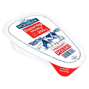 Polmlek Twaróg tłusty 250 g - Sery - miniaturka - grafika 1