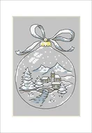 Pasmanteria - Haft krzyżykowy - Zestaw do haftu - Kartka - Bombka z mostkiem - miniaturka - grafika 1