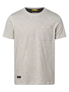 Camel Active - T-shirt męski, beżowy|szary - Koszulki męskie - miniaturka - grafika 1