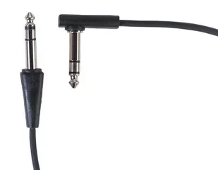 RockBoard Flat TRS 40S BK 40cm kabel jack stereo prosty kąt czarny - Kable - miniaturka - grafika 3