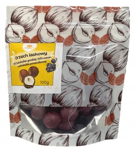 IMPERIUM SMAKU ORZECH LASKOWY W CZEKOLADZIE GORZKIEJ I PORZECZKOWEJ 100g - Słodkie kremy i masła - miniaturka - grafika 1