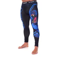 Kimona, stroje i obuwie - Poundout Legginsy Sportowe Męskie Age Of Rage - miniaturka - grafika 1