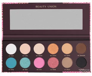 Beauty Union - Palette No.1 - Paleta 12 cieni do powiek - 12 x 2-2,5 g - Cienie do powiek - miniaturka - grafika 1