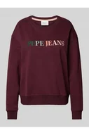 Bluzy damskie - Bluza z okrągłym dekoltem model REAGAN - Pepe Jeans - miniaturka - grafika 1
