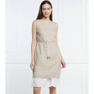 Sukienki - Peserico Lniana sukienka - miniaturka - grafika 1