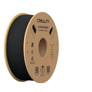 filament do drukarek 3D, szybkie drukowanie, dokładność wymiarowa, 1 kg Black Hyper PLA - Filamenty i akcesoria do drukarek 3D - miniaturka - grafika 1