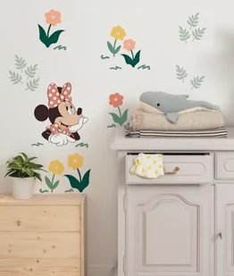 Komar Tatuaż ścienny - Disney Minnie Mouse Beauty in Bloom - rozmiar 50 x 70 cm - naklejka ścienna, pokój dziecięcy, dekoracja ścienna - Zabawki kreatywne - miniaturka - grafika 1