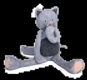 Maskotki i pluszaki - MOULIN ROTY Duży pluszowy kot Les Baba Bou 58 cm - miniaturka - grafika 1