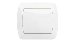 Kontakt Simon - Akord - Łącznik Pojedynczy z ramką biały AW1/11 - Wyłączniki światła i elektryczne - miniaturka - grafika 2