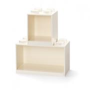 Wyposażenie pokoiku dziecięcego - Lego BRICK SHELF SET - WHITE 41171735 - miniaturka - grafika 1