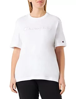 Koszulki i topy damskie - Champion T-shirt damski, biały, S - grafika 1