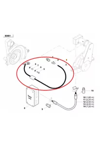 KVERNELAND Czujnik AC820722 AC820722 - Części i akcesoria do maszyn rolniczych - miniaturka - grafika 1
