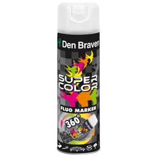 Lakier do znaczników Fluo Marker 360⁰ 400 ml pomarańczowy - Farby i lakiery w sprayu - miniaturka - grafika 1