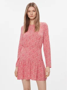 Pepe Jeans Sukienka codzienna Britney PL953446 Czerwony Slim Fit - Sukienki - miniaturka - grafika 1