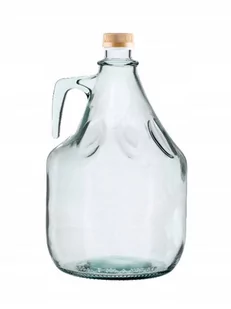 Browin Butelka szklana ze szklaną rączką i korkiem 5l, marki bdg5z - Domowy wyrób alkoholu - miniaturka - grafika 1