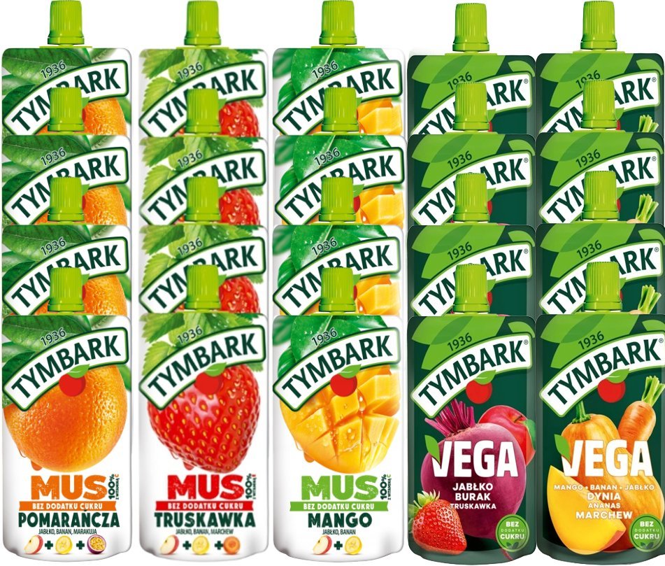 Tymbark mus mix 120x12 100x8 z burakiem